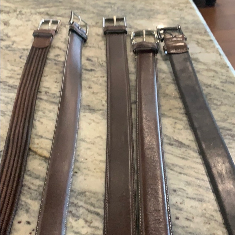 5 men’s johnston and murphy belts